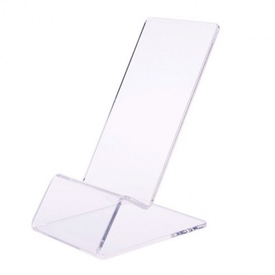 Custom Retail Shop Advertising Transparent  Acrylic Mp3 Mobile Phone Display Stand