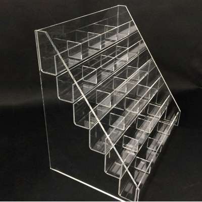 2018 Factory 6 Tier Clear Cosmetic Makeup Acrylic Nail Polish Display Holder