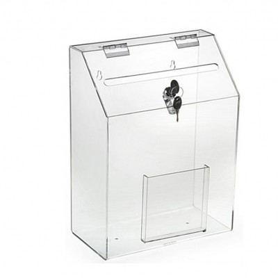 Wholesale Wall Mounted Clear Acrylic Suggestion Box