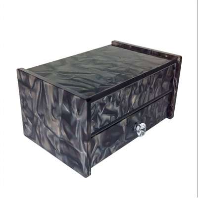 Shenzhen Factory Custom Luxury Acrylic Cosmetic Jewelry Makeup Drawer Storage Organizer with Lid